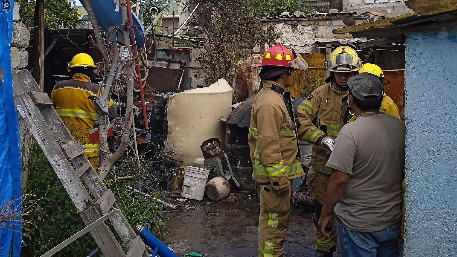 incendio patio